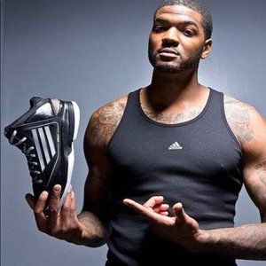 ADIDAS Adizero Ghost 2 Black/ Silver High Top Basketball Shoes 10.5